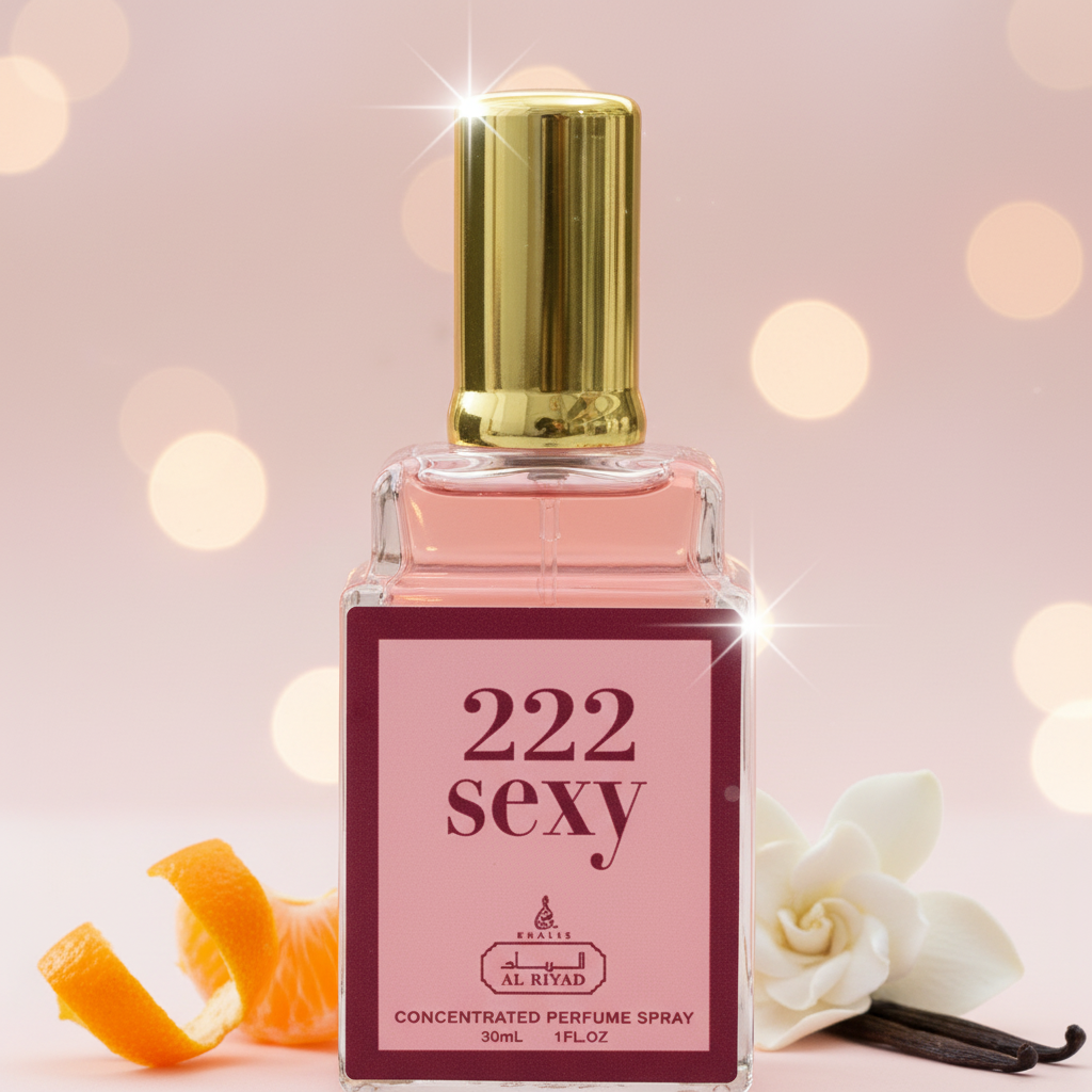 " 222 Sexy" EDP 30 ml, fragancia oriental floral para mujeres