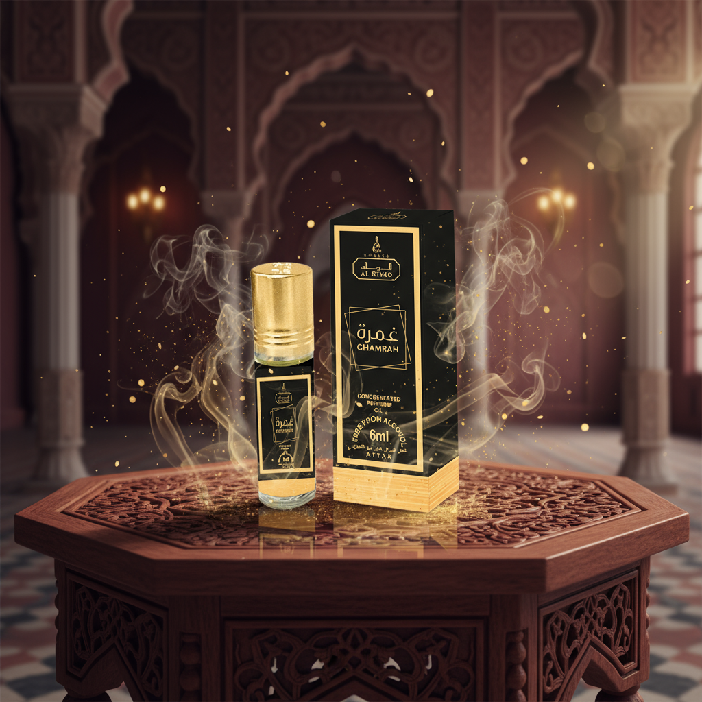 "Ghamrah" perfume en aceite de 6ml, fragancia oriental amaderada unisex 2 