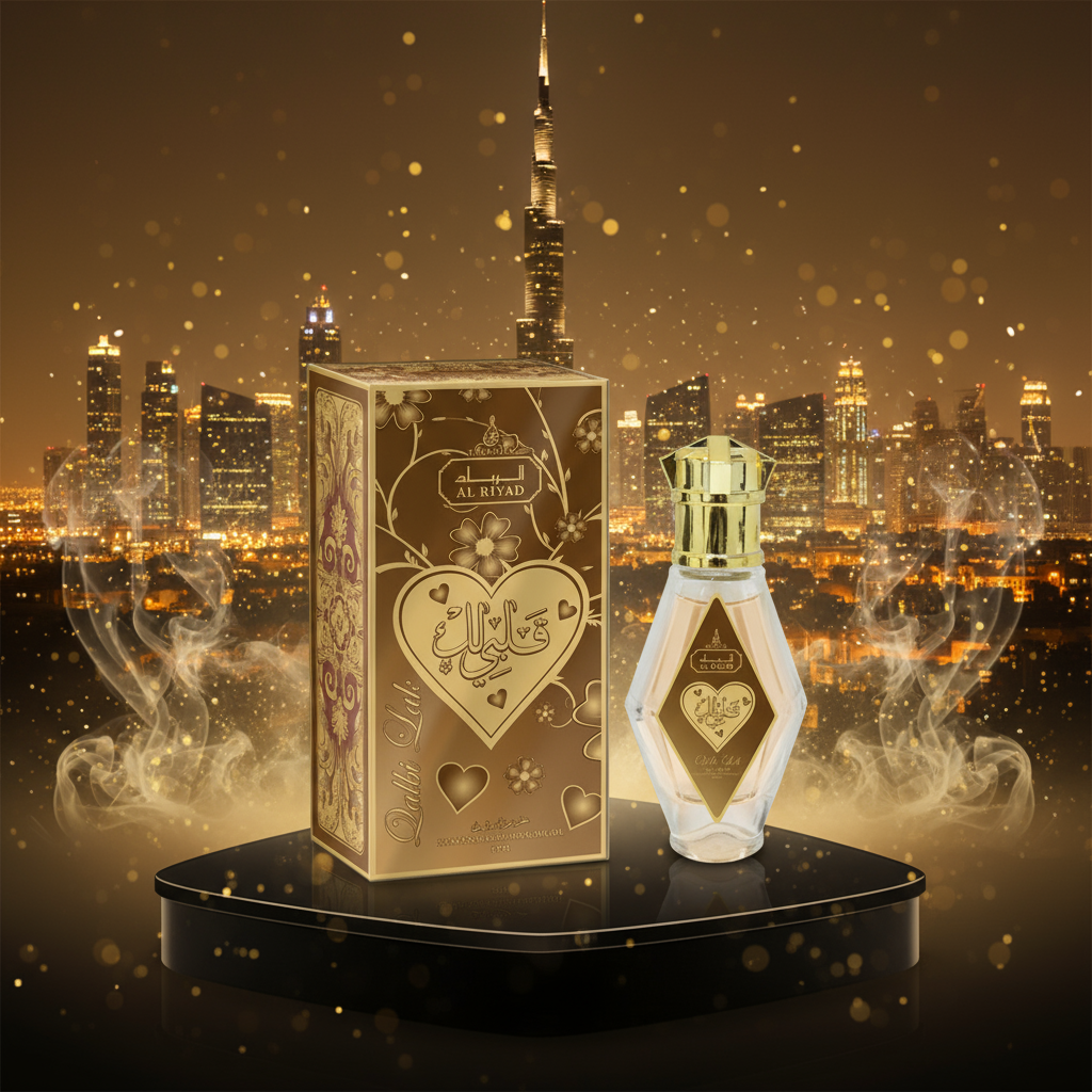 " Qalbi Lak" perfume en aceite de 20 ml, fragancia oriental para hombres 3 