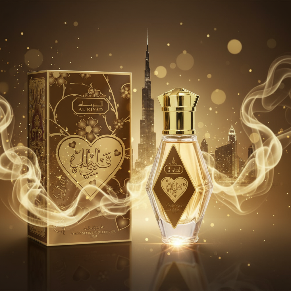 " Qalbi Lak" perfume en aceite de 20 ml, fragancia oriental para hombres