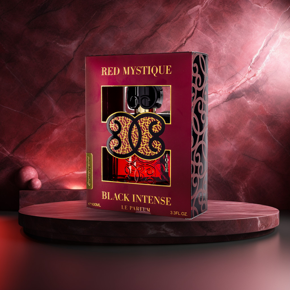 " Black Intense Red Mystique" EDP 100ml, fragancia floral afrutada