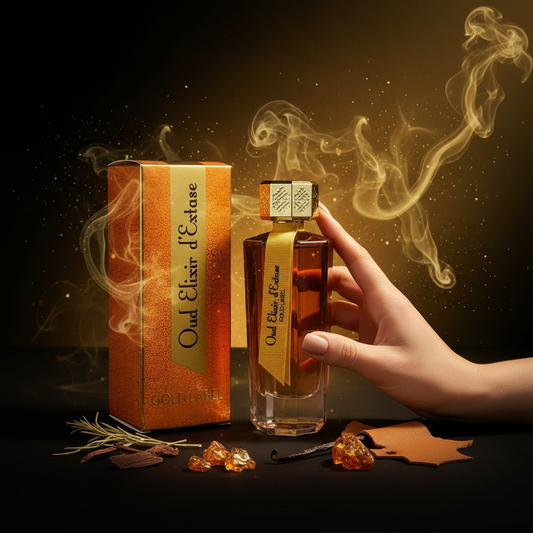 Linn Young EDP 100 ml "Oud Elixir d’Extase Gold Label" – fragancia amaderada y chipre