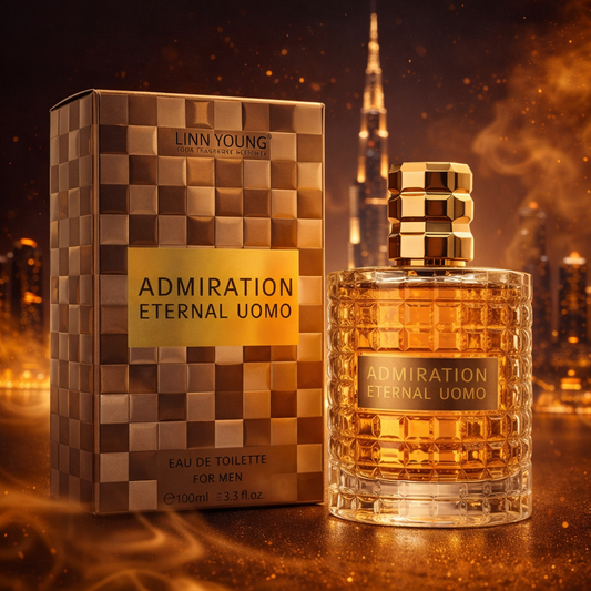 Linn Young EDT 100 ml "Admiration Eternal Uomo" – fragancia amaderada y especiada