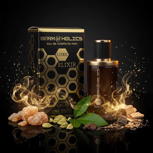 Linn Young EDT 100 ml "Workaholics Luxe Elixir" – fragancia oriental-especiada