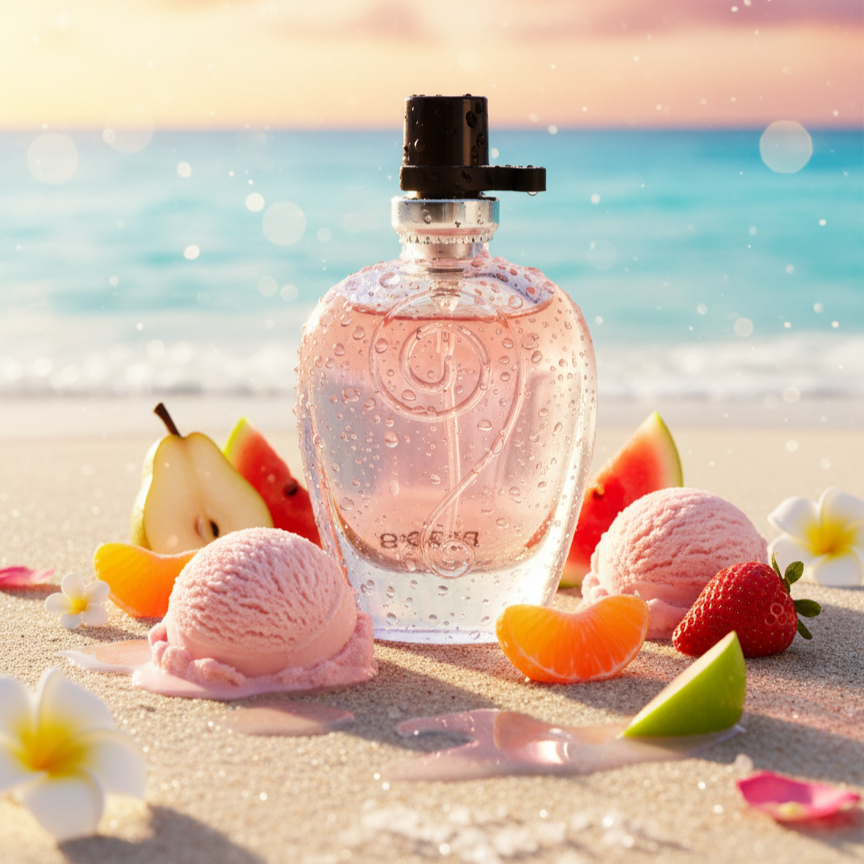 15 ml EDP " PINK SORBET" fragancia frutal aromática 6 