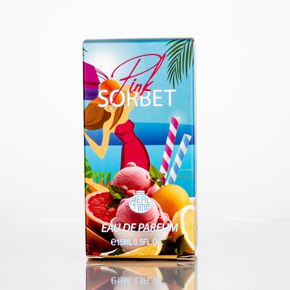 15 ml EDP " PINK SORBET" fragancia frutal aromática 5 