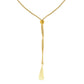 Collar de Plata Bañada en Oro con Amazonita