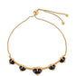 Pulsera de Plata Bañada en Oro con Ónix Negro