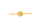Conjunto de Plata Bañada en Oro con Diamante Verde Veronés ( Anillo )
