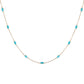 Collar de Oro 9K con Turquesa Bella Durmiente