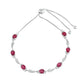 Pulsera de Plata con Rubí de Tailandia