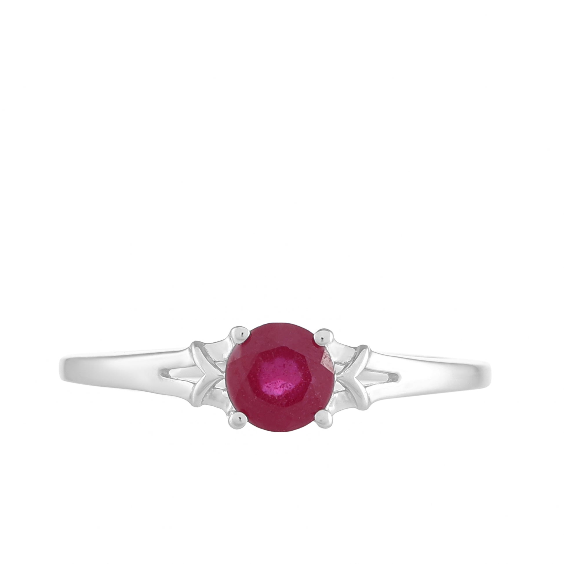 Anillo de Plata con Rubí de Tailandia 1 
