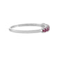 Anillo de Plata con Rubí de Tailandia