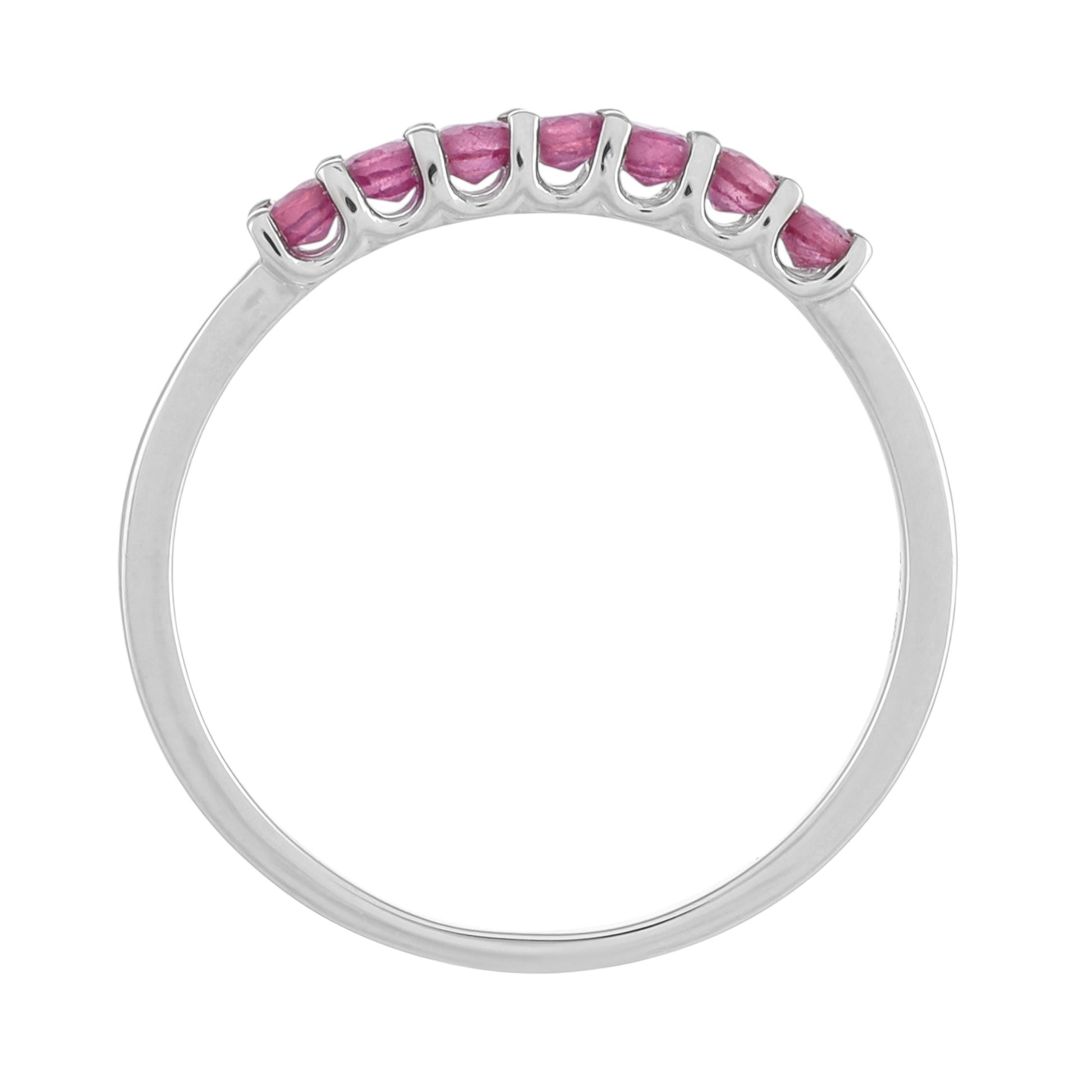 Anillo de Plata con Rubí de Tailandia 4 