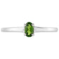 Anillo de Plata con Diópsido de Cromo