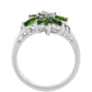 Anillo de Plata con Diópsido de Cromo