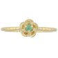 Anillo de Oro 9K con Esmeralda de Brasil