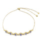 Pulsera de Oro 9K con Tanzanita AAA y Zircón natural