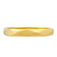 Anillo de Plata Bañada en Oro con Diamante Verde