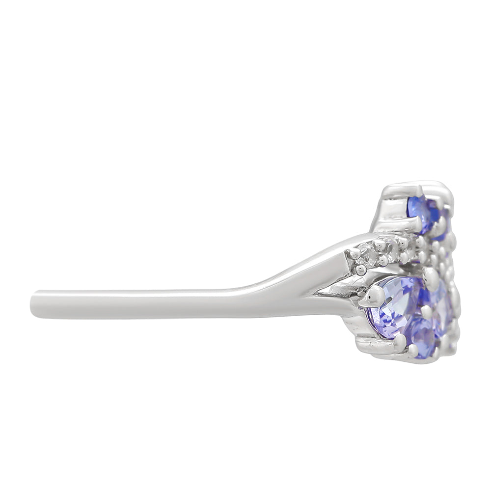 Anillo de Plata con Tanzanita AAA
