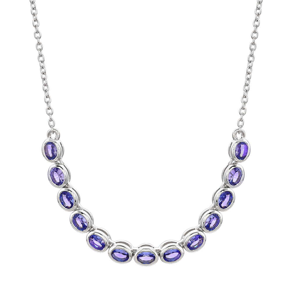 Collar de Plata con Tanzanita AAA 1 
