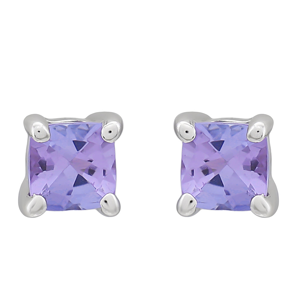 Conjunto de Plata con Tanzanita AAA ( Pendientes ) 4 