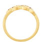 Anillo de Plata Bañada en Oro con Amatista y Citrino de Madeira