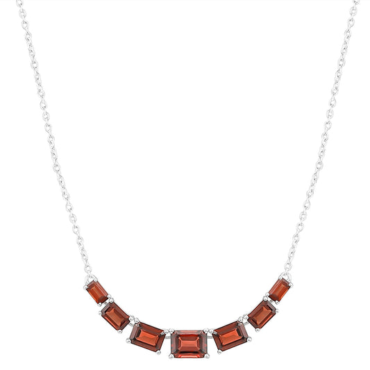 Collar de Plata con Granate