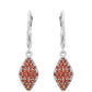 Pendientes de Plata con Granate
