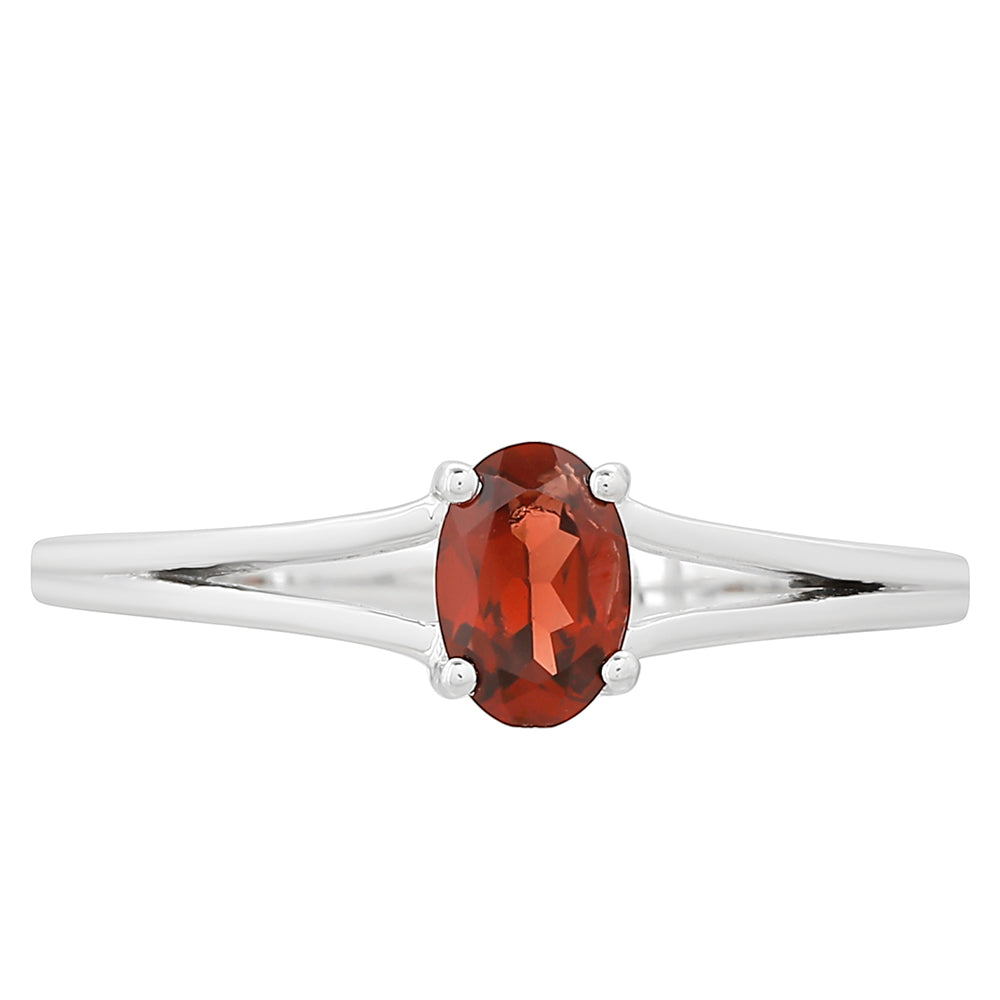 Anillo de Plata con Granate 1 