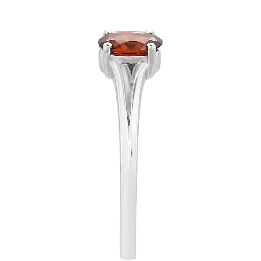 Anillo de Plata con Granate 3 