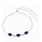 Pulsera de Plata con Zafiro de Tailandia y Topacio Blanco