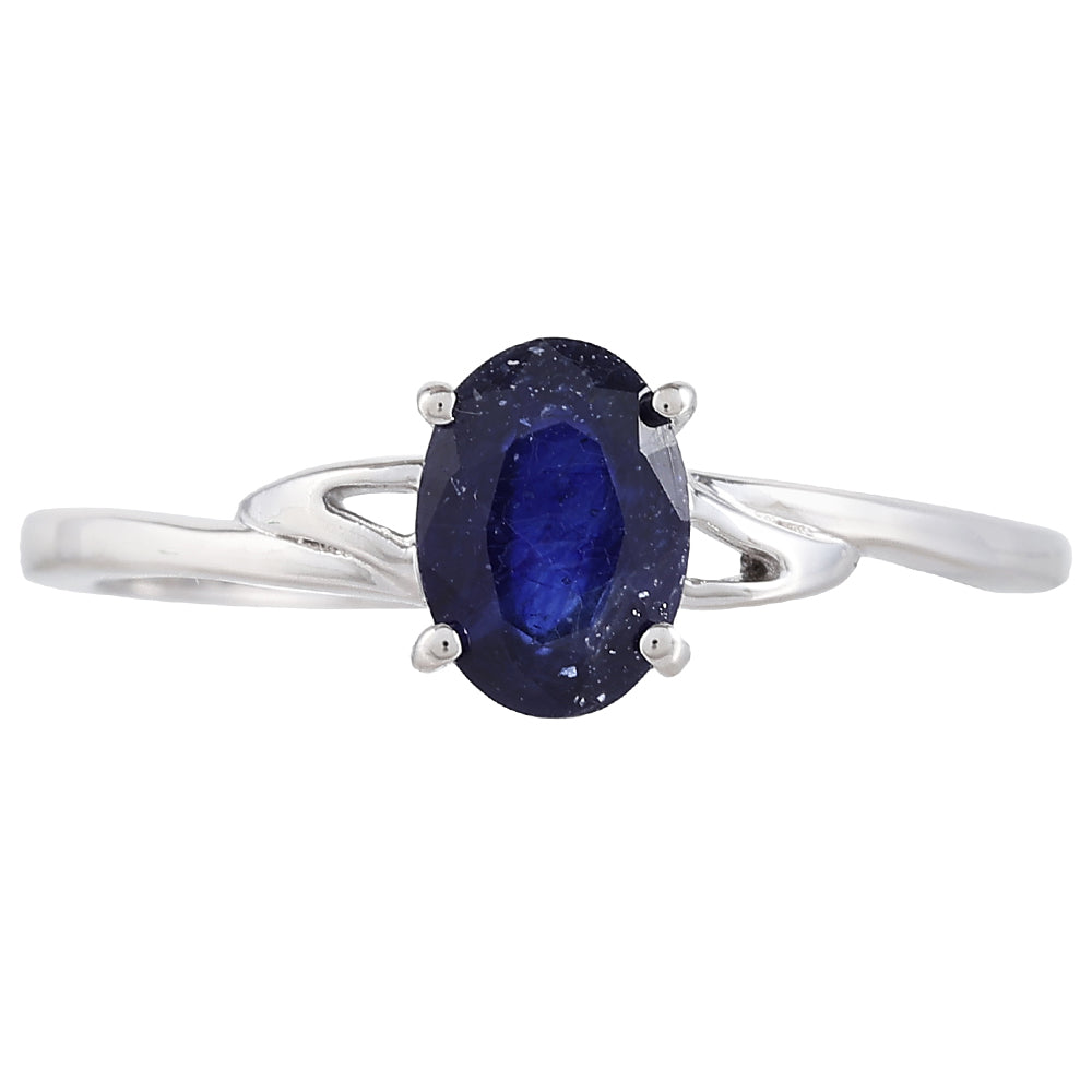 Anillo de Plata con Zafiro de Tailandia 1 