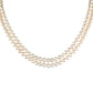 Collar de Plata Bañada en Oro con Perla Barroca Cultivada de Agua Dulce