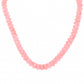 Collar de Plata con Cuarzo Rosado y Topacio Blanco