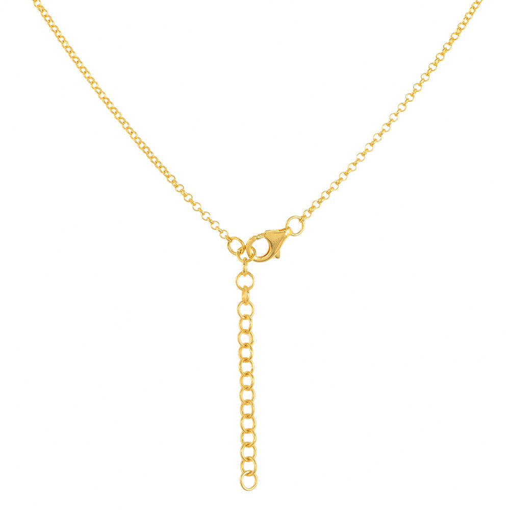 Collar de Plata Bañada en Oro con Amatista de Marruecos y Ópalo Rosa Neón de Etiopía 2 