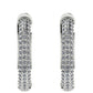 Pendientes de Oro Blanco 14K con Diamante blanco