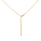 Collar de Plata Bañada en Oro con Turquesa Bella Durmiente y Topacio Blanco