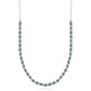 Collar de Plata con Esmeralda de Brasil