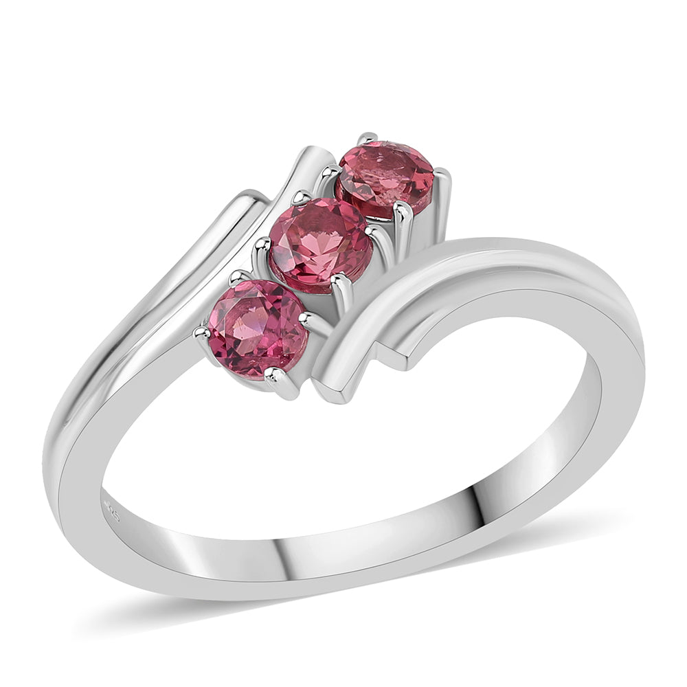 Anillo de Plata con Rubelita de Cruzeiro 1 