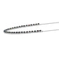 Collar de Plata con Ópalo negro medianoche Lega Dembi de Ëtiopía
