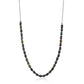 Collar de Plata con Ópalo negro medianoche Lega Dembi de Ëtiopía