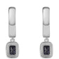 Pendientes de Plata con Zafiro Azul Australiano