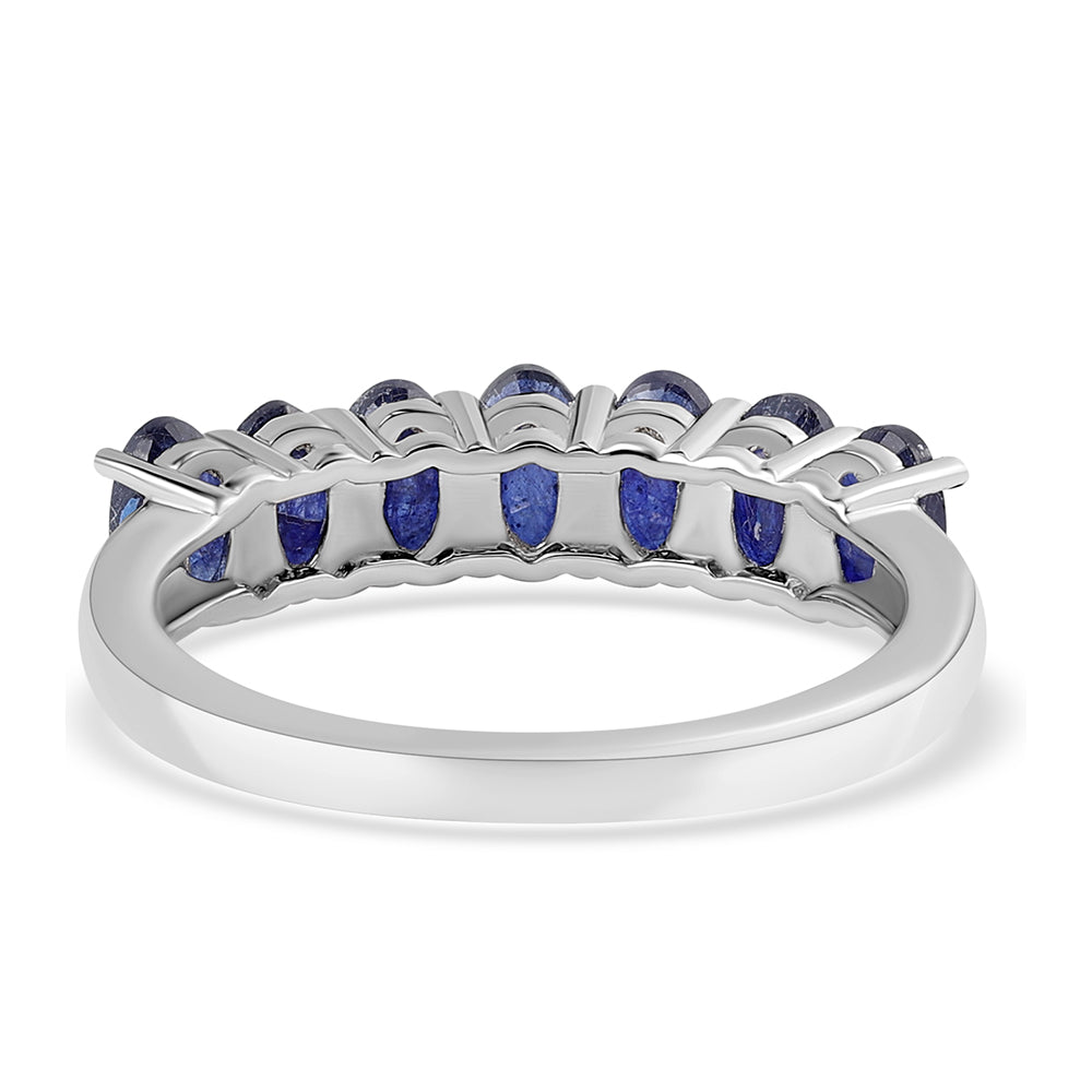 Anillo de Plata con Zafiro Azul Australiano 3 