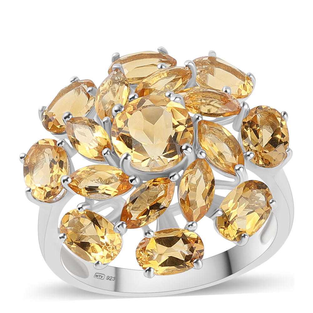Anillo de Plata con Citrino