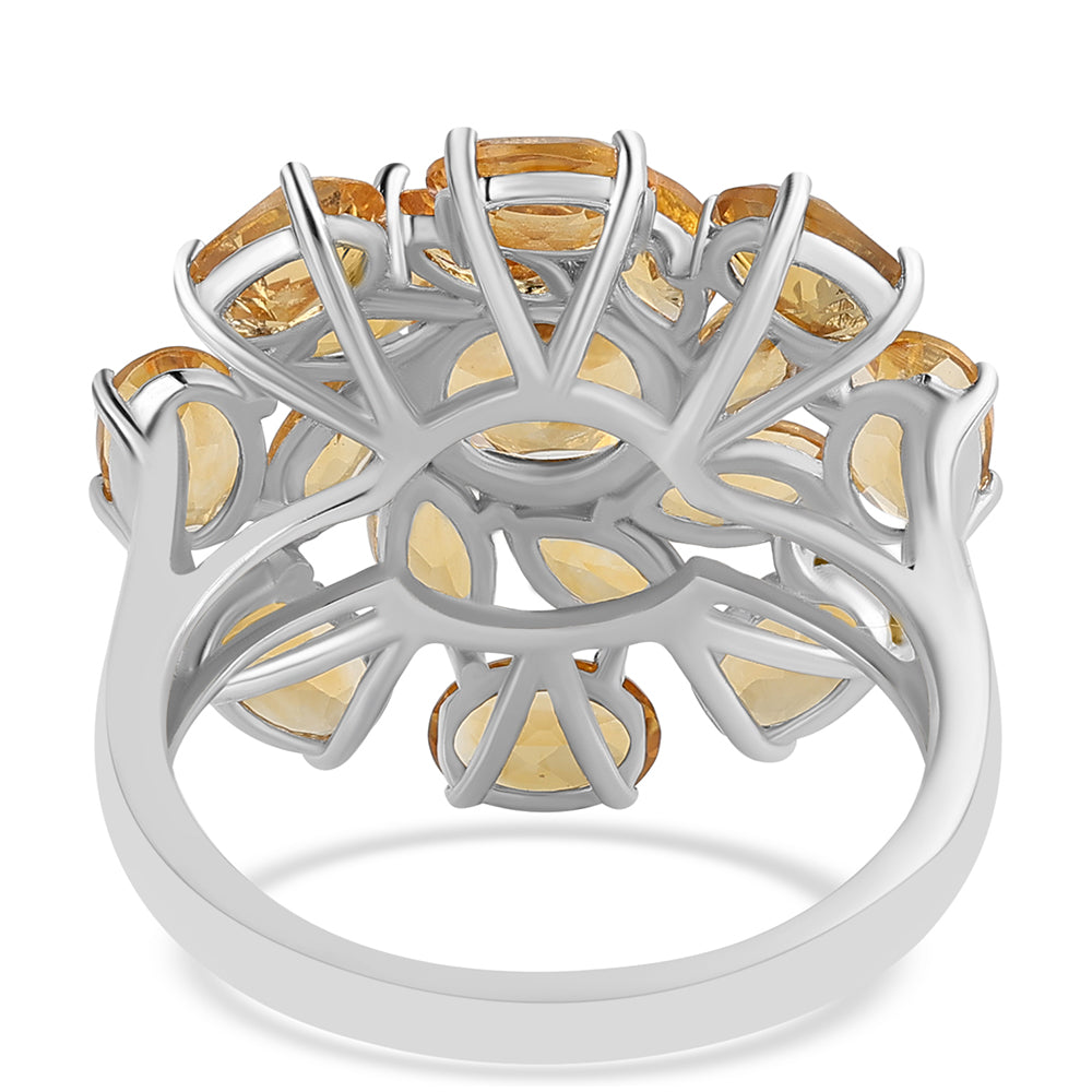 Anillo de Plata con Citrino 3 