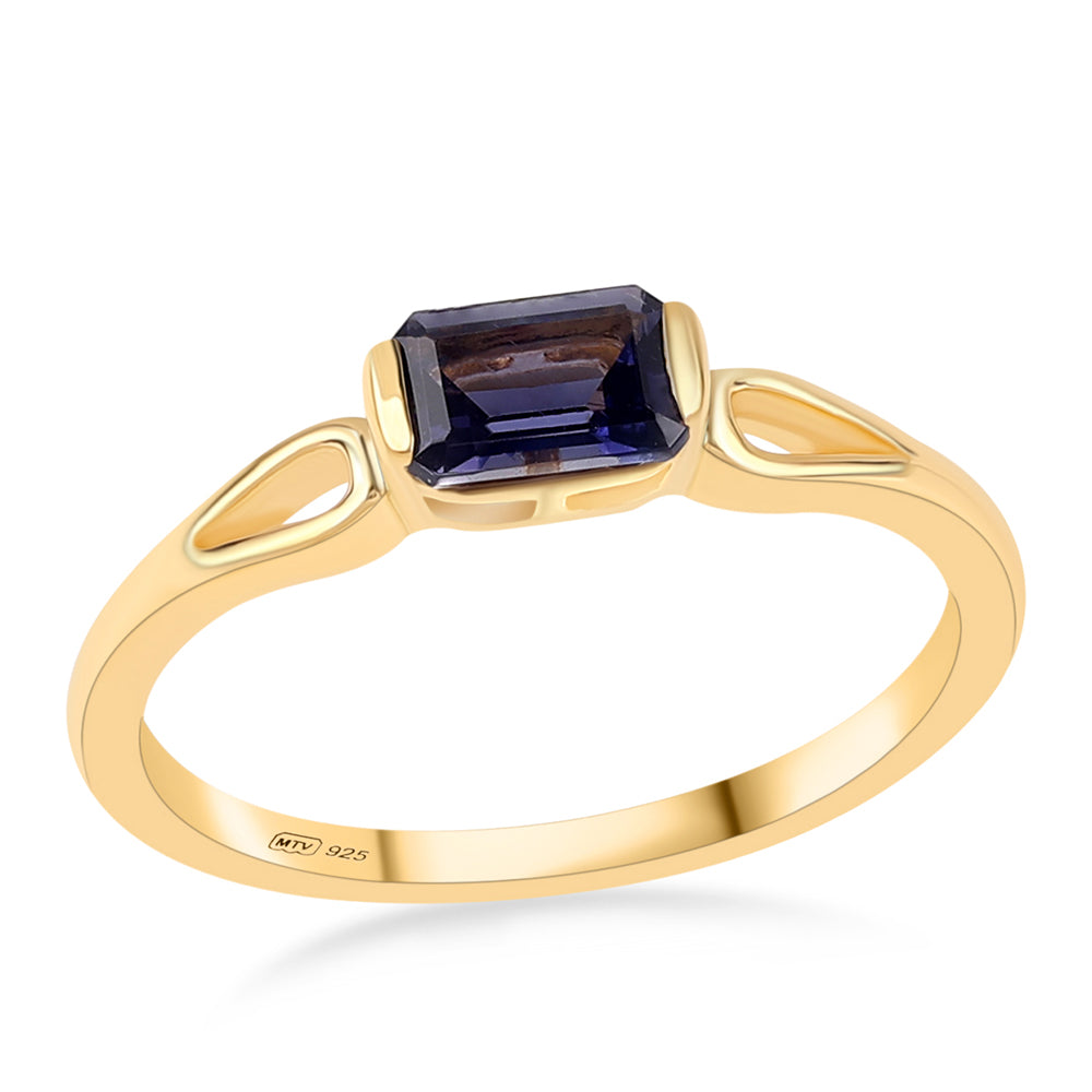 Anillo de Plata Bañada en Oro con Lolita 1 