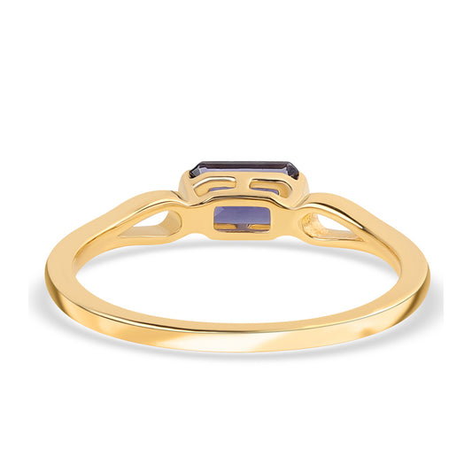 Anillo de Plata Bañada en Oro con Lolita