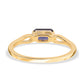 Anillo de Plata Bañada en Oro con Lolita