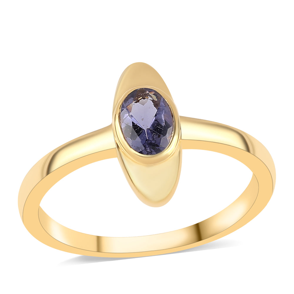 Anillo de Plata Bañada en Oro con Lolita 1 